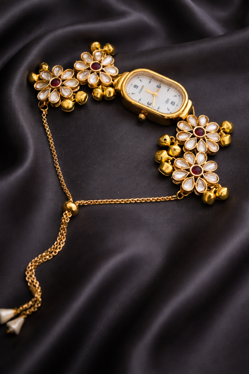 Kashmiri Narrow Oval Bracelet Watch