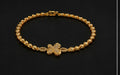 Exquisite gold-plated link bracelet
