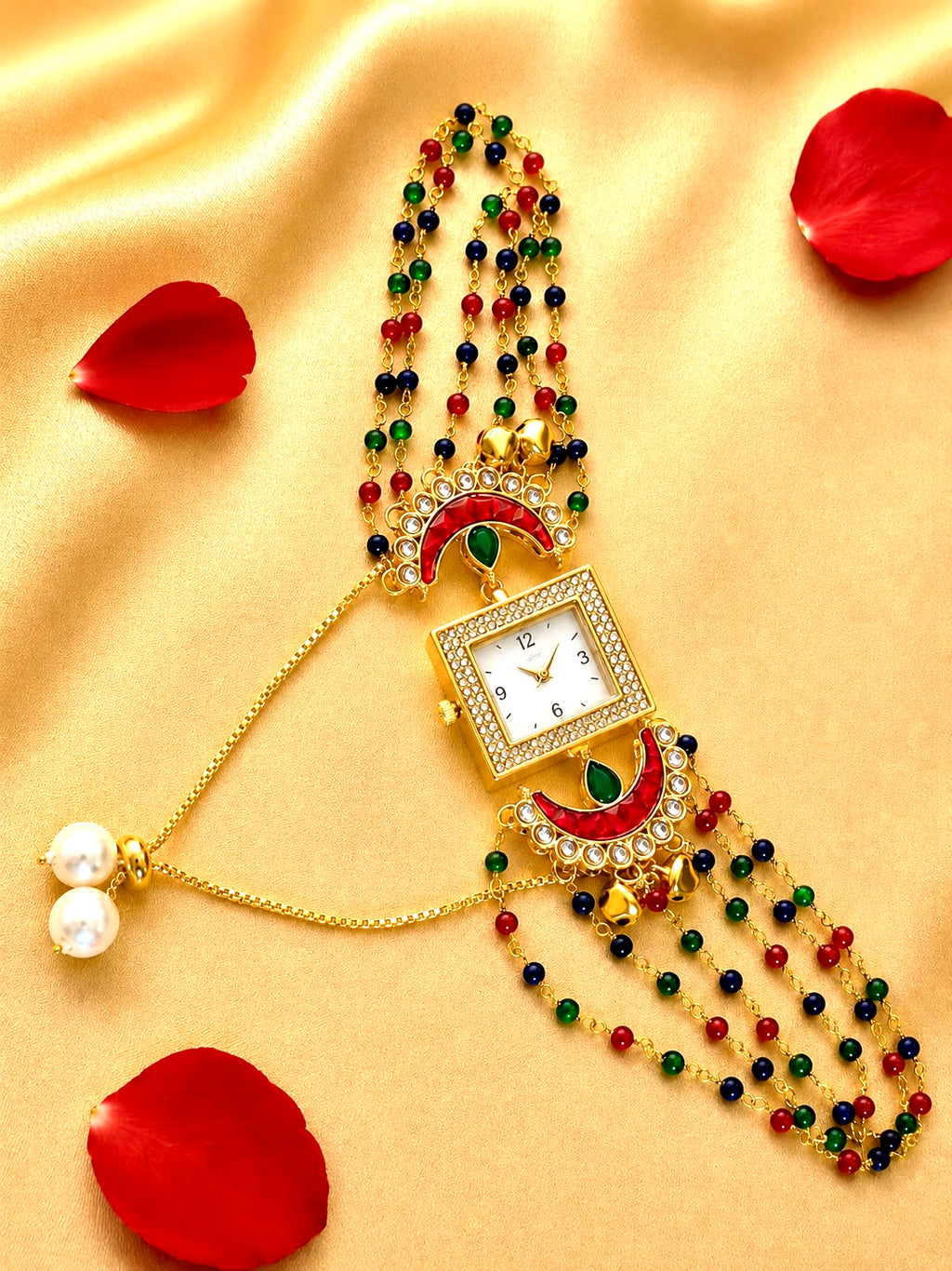 Kashmiri Multicoloured Breaded Watch