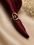 Toplive Gold Double Heart Ring