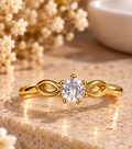 Eternal Infinity Accent Solitaire Ring
