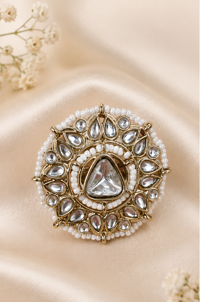 Imperial Trillion Heritage Pearl Cocktail Ring