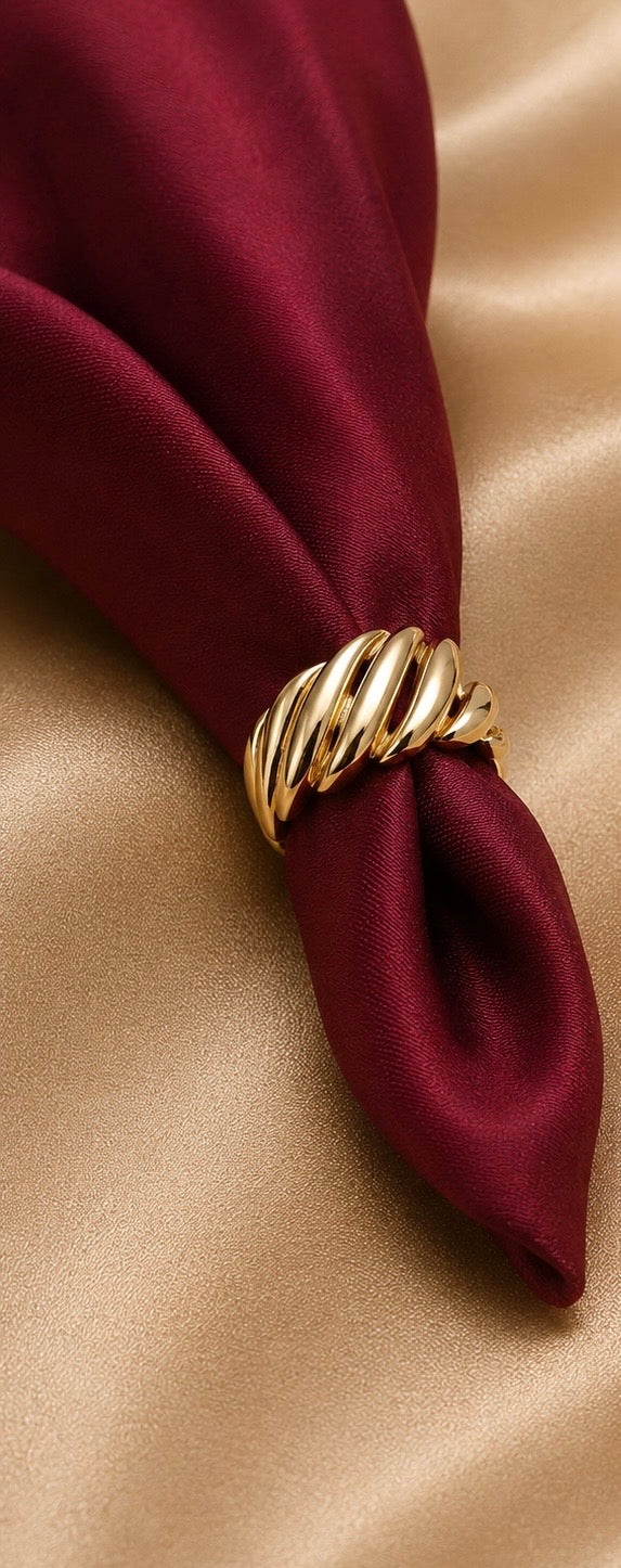 Croissant Dome Ring