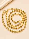 Classic golden ball station chain (22inch)