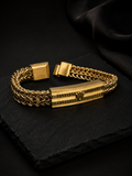 Luxury Gold-Plated Rolex-Inspired Men's Bracelet