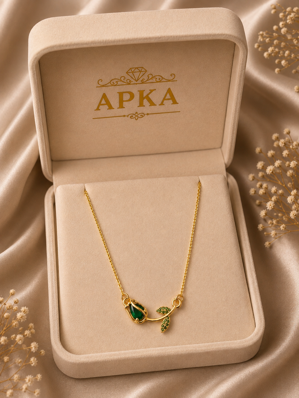 Tulip flower pendant