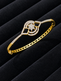 AD geometric cluster diamond kada bracelet