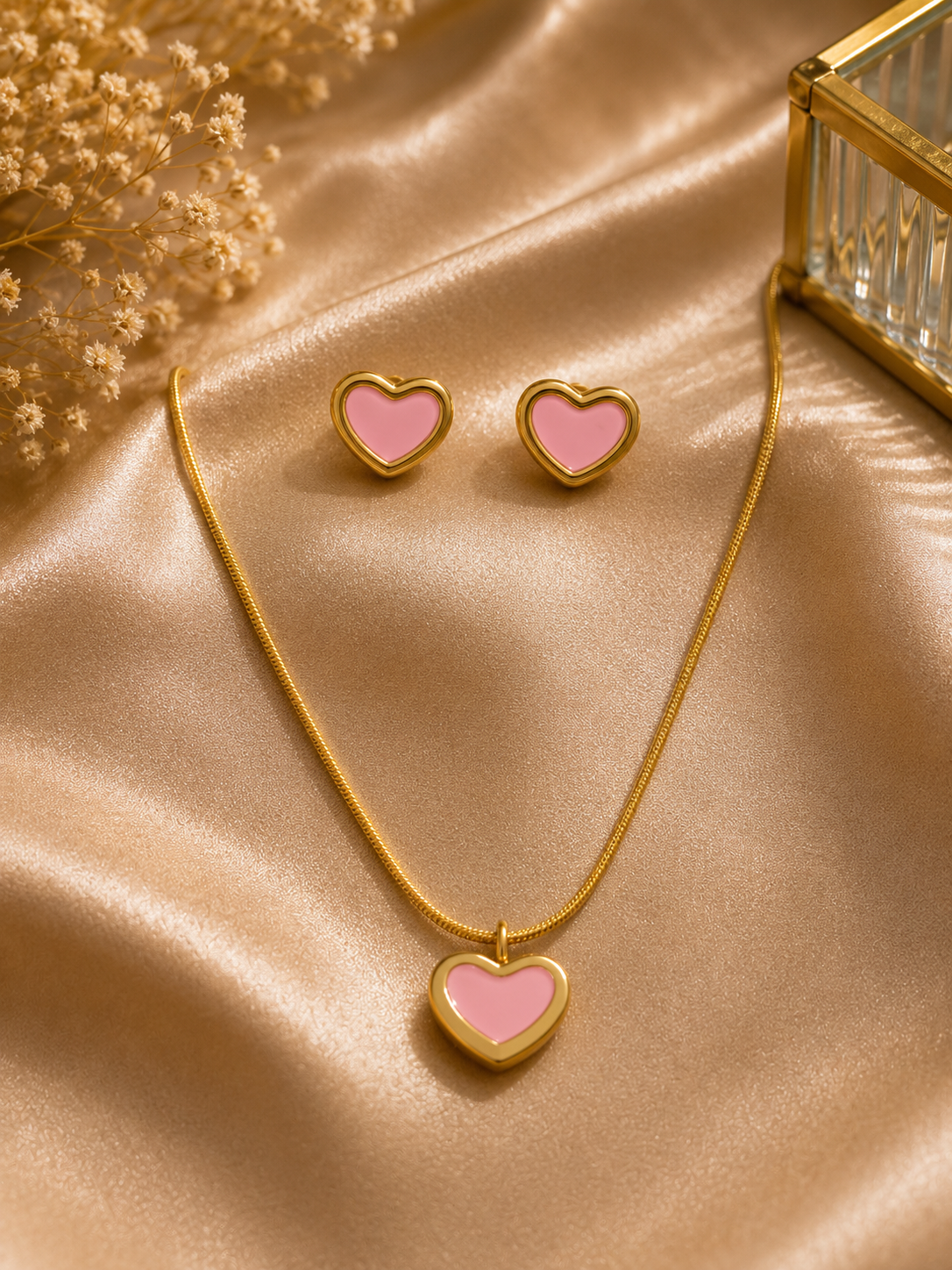 Elegant romantic jewelry set