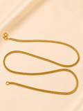 Traditional minimalist golden link chain (22inch)