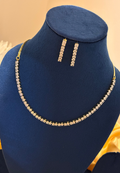 AD single line necklace set
