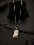 Contemporary men's pendant necklace