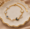 Celestial multi-charm talisman bracelet