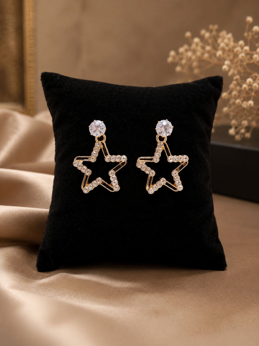 Minimalist and celestial-themed earrings combo set