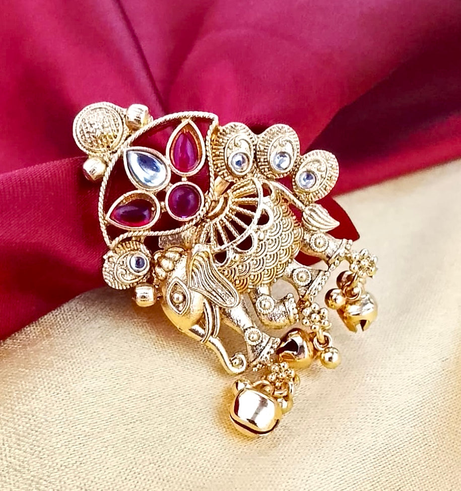 Traditional Rajwadi Elephant Long Ring