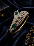 AD avant-garde designer branch-style openable kada bracelet