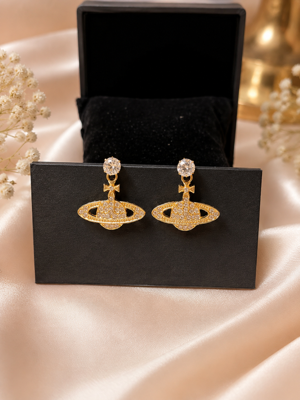 Cosmic-themed earring combo set