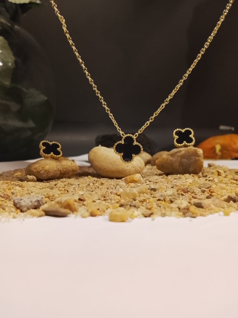 Black Clover necklace Set