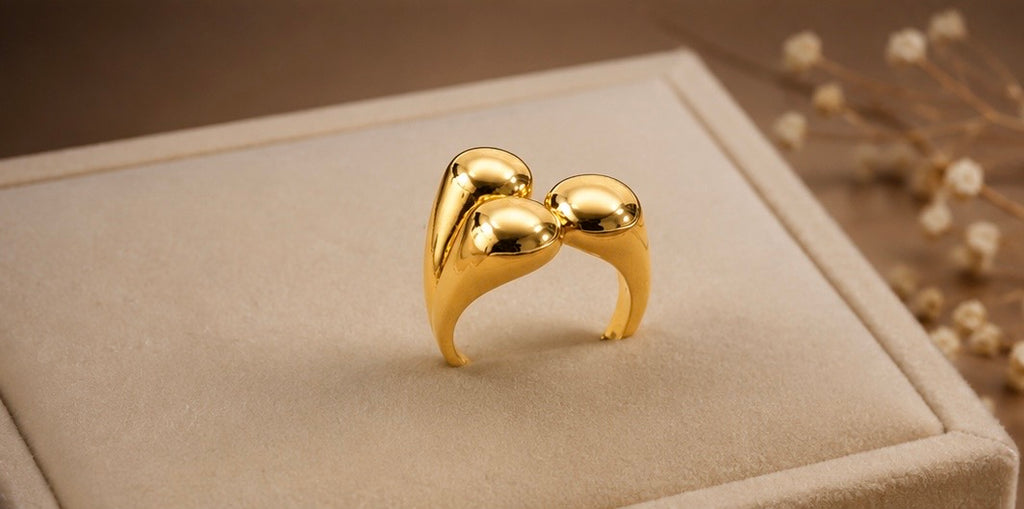 Triple Ball Accent Ring