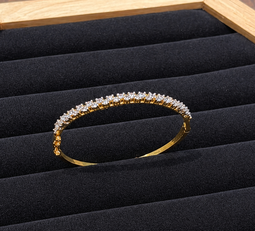 AD -line diamond tennis kada bangle