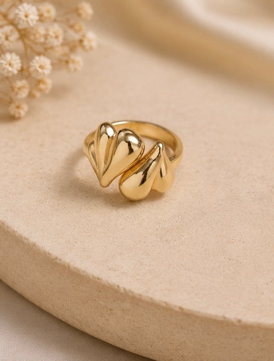 Chunky Puffy Heart Ring