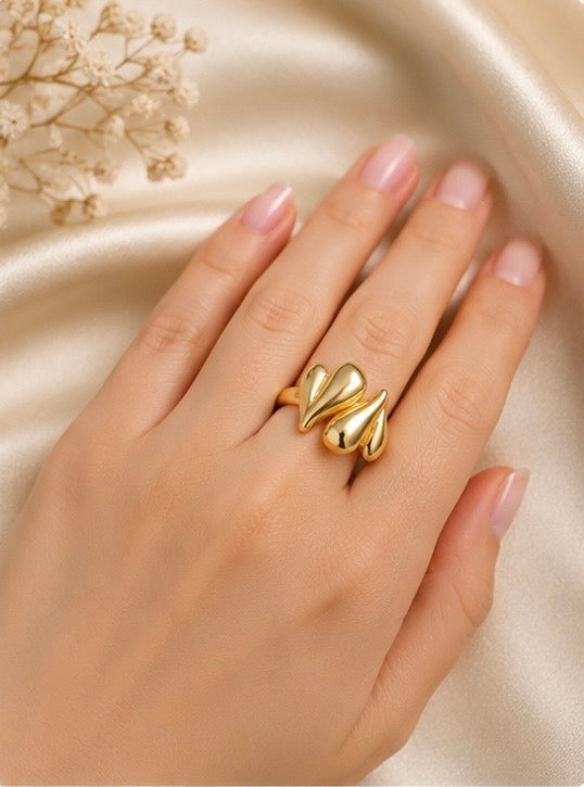 Chunky Puffy Heart Ring