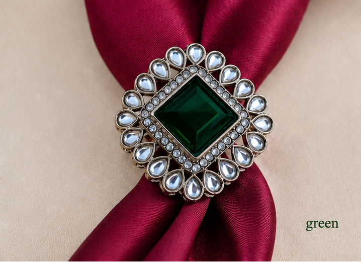 Imperial Cushion-Cut Heritage Statement Ring