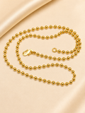 Classic golden ball station chain (22inch)