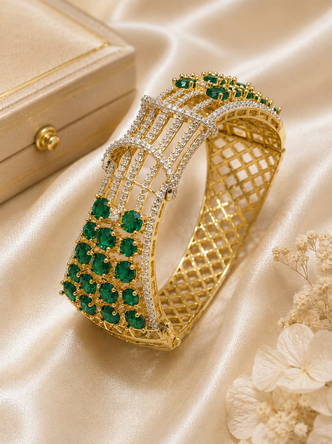AD exquisite statement cuff kada bracelet