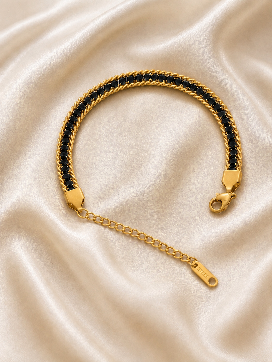 Luxury Braided Twisted Chain Tennis Bracelet