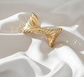 Twisted Cross-Wrap Statement Cuff Bracelet
