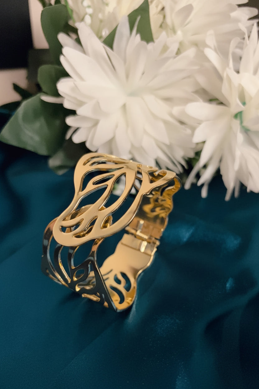 Seraphina Abstract Cut-Out Statement Cuff