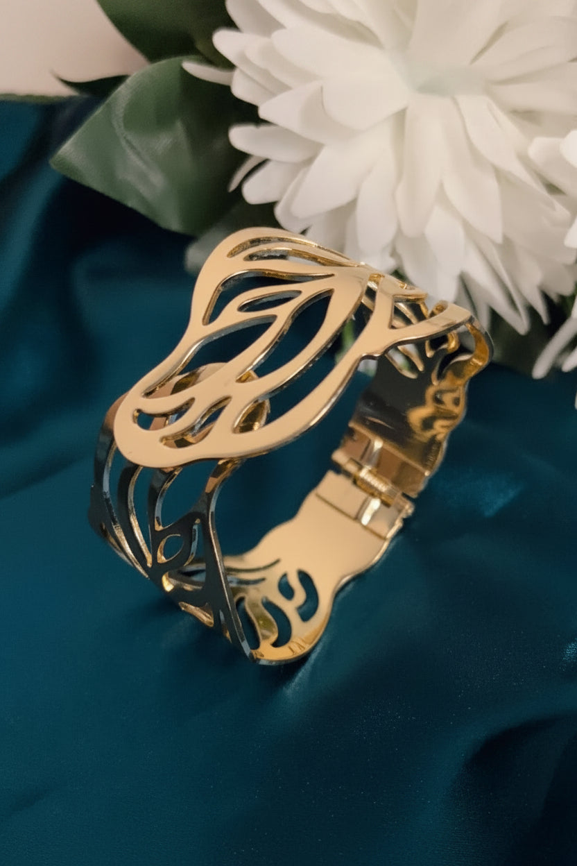 Seraphina Abstract Cut-Out Statement Cuff