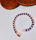 Blue And White Tennis Bracelet