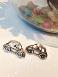 Quirky vintage car oxidized stud earrings