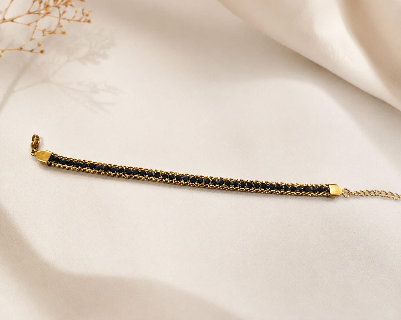 Luxury Braided Twisted Chain Tennis Bracelet